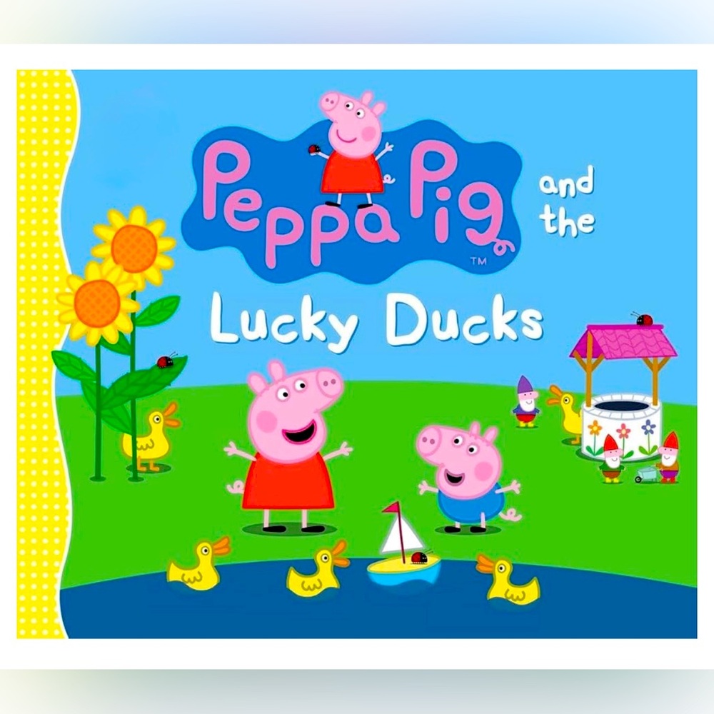 Peppa Pig and the Lucky Ducks Hardcover Book – 2016 – Counting 1–20